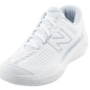 New Balance 696 V5 Hard Court Athletic Tennis Shoes White, Size 8